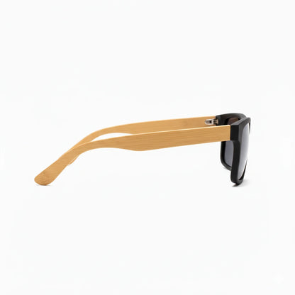Óculos de Sol Verão Madeira Bambu Masculino Quadrado